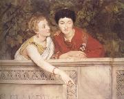 Alma-Tadema, Sir Lawrence Gallo-Roman Women (mk23) Sweden oil painting artist